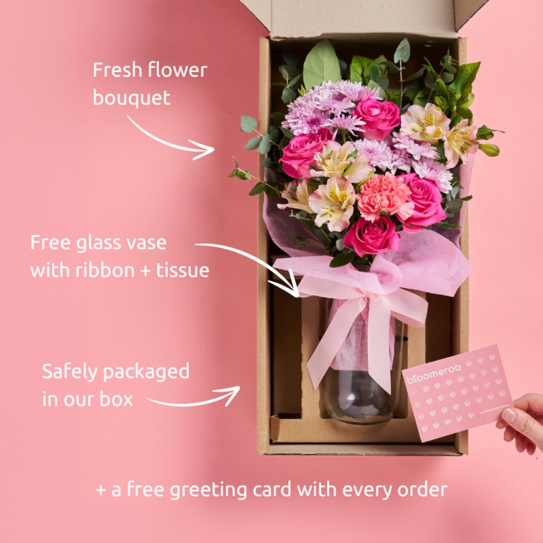 Chocolate Brownie &amp; Flowers