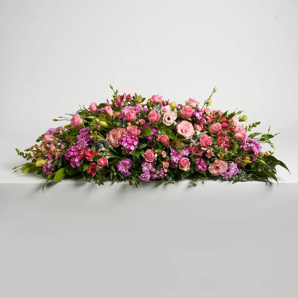 Pink Casket Flowers