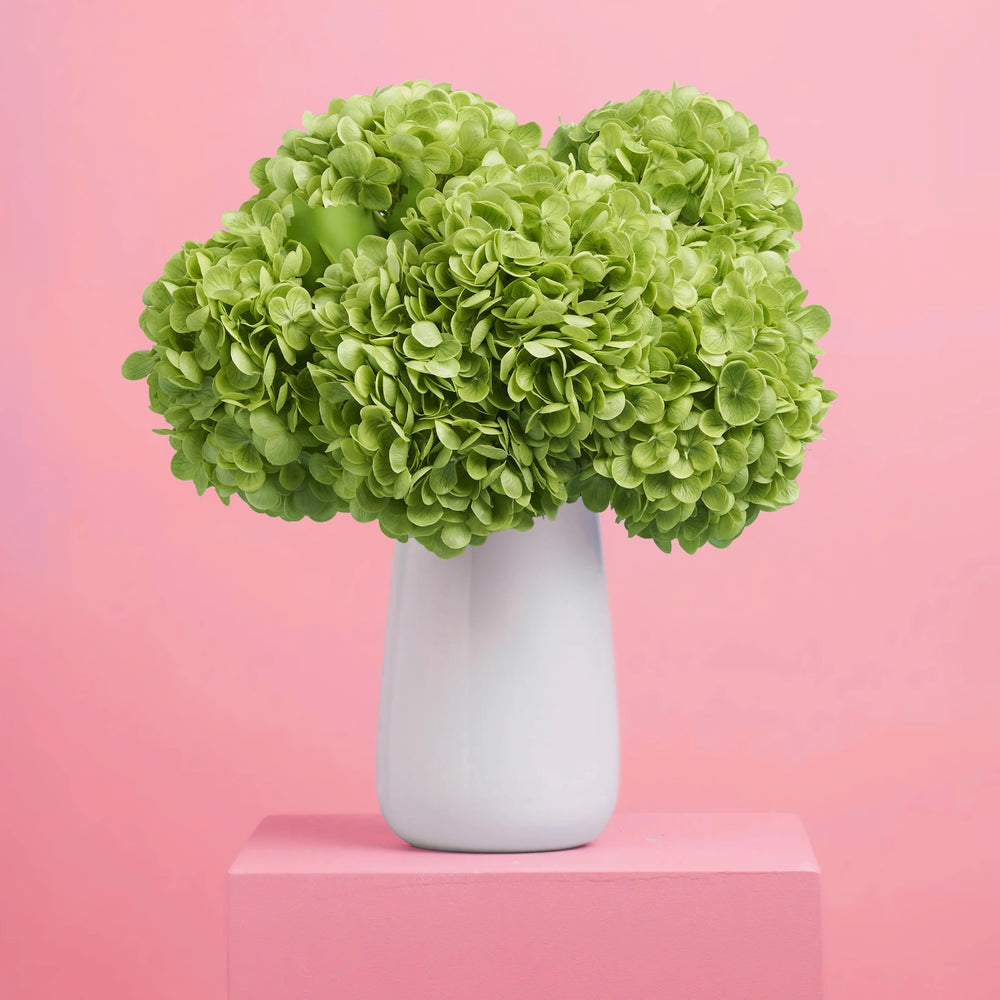 Premium Artificial Green Hydrangea Bouquet