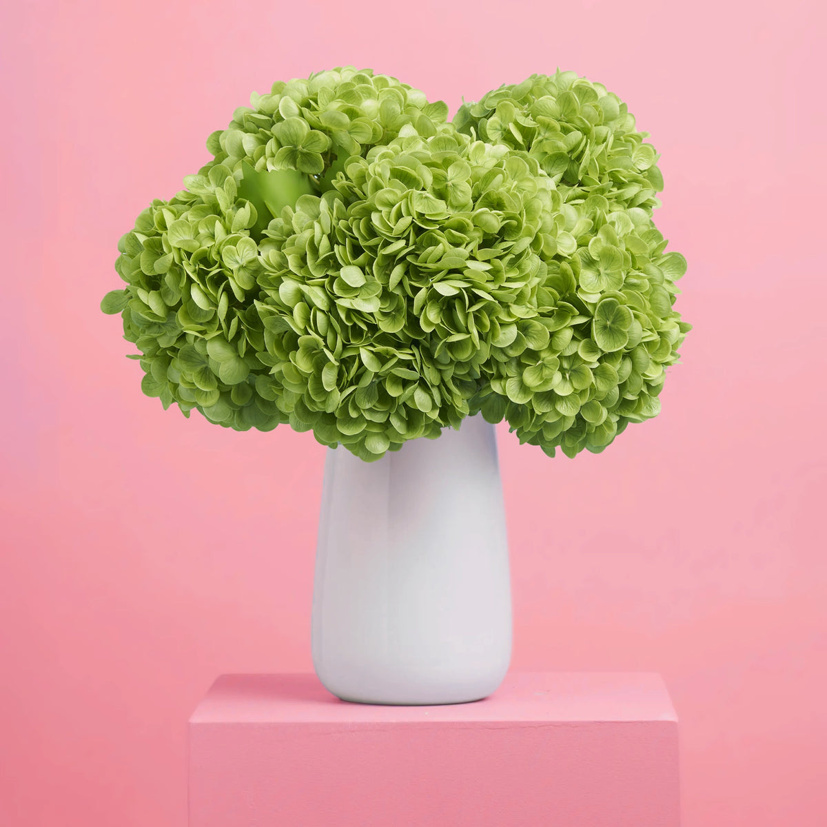 Premium Artificial Green Hydrangea Bouquet