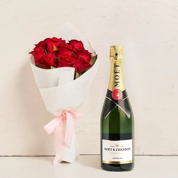 Champain Roses Champagne + Roses